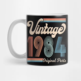 36 Year Old Birthday Design Vintage Born In 1984 Mug